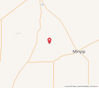 Map of Kewell North, VictoriaVictoria