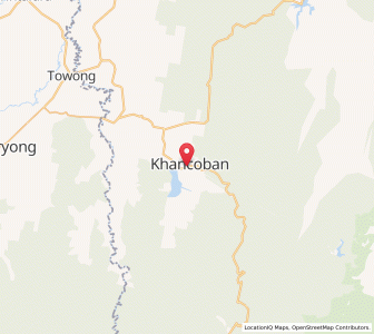 Map of Khancoban, New South Wales