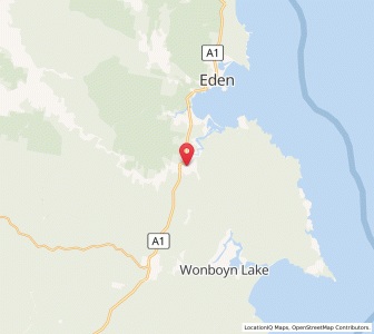 Map of Kiah, New South Wales