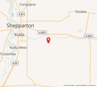 Map of Kialla East, VictoriaVictoria