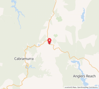 Map of Kiandra, New South Wales