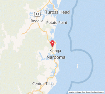 Map of Kianga, New South Wales
