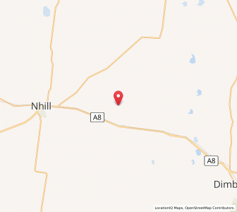 Map of Kiata East, VictoriaVictoria