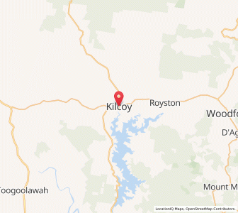 Map of Kilcoy, Queensland