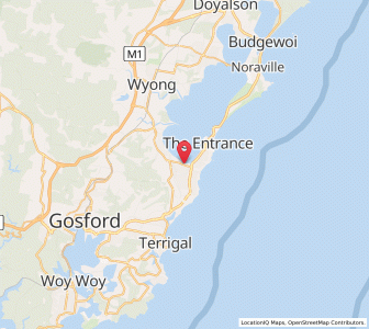 Map of Killarney, New South Wales