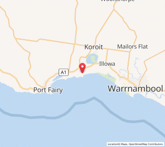 Map of Killarney, VictoriaVictoria