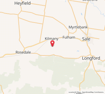 Map of Kilmany South, VictoriaVictoria