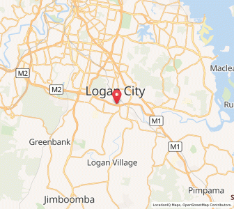 Map of Kingston, Queensland