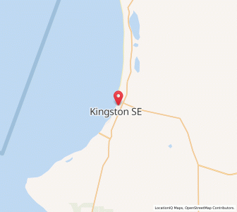 Map of Kingston South East, South Australia