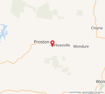 Map of Kinleymore, Queensland