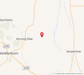 Map of Kinypanial South, VictoriaVictoria