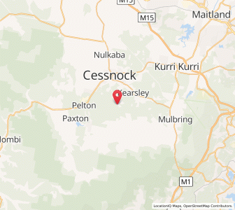 Map of Kitchener, New South Wales