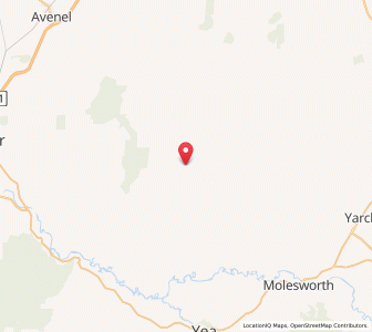 Map of Kobyboyn, VictoriaVictoria