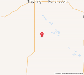 Map of Kodj Kodjin, Western Australia