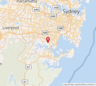 Map of Kogarah, New South Wales