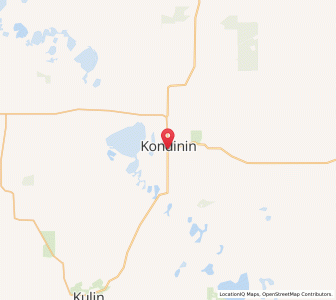 Map of Kondinin, Western Australia