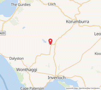 Map of Kongwak, VictoriaVictoria