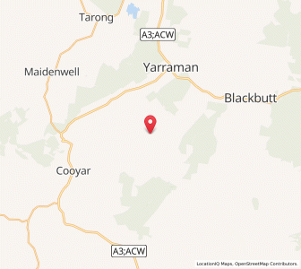 Map of Kooralgin, Queensland