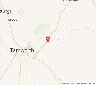 Map of Kootingal, New South Wales