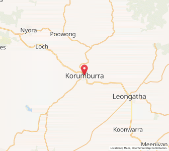 Map of Korumburra, VictoriaVictoria