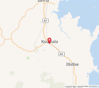 Map of Koumala, Queensland