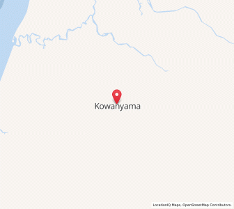 Map of Kowanyama, Queensland