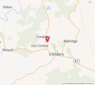 Map of Kowbi, Queensland
