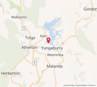 Map of Kulara, Queensland