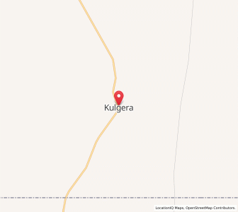 Map of Kulgera, Northern Territory