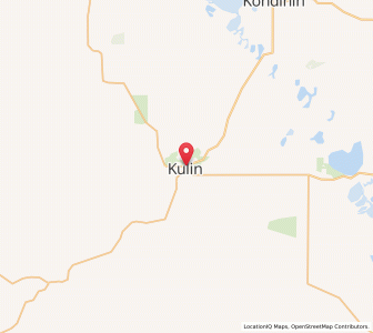 Map of Kulin, Western Australia