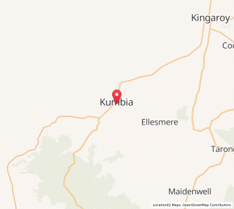 Map of Kumbia, Queensland