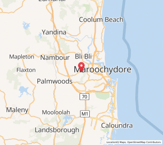 Map of Kunda Park, Queensland