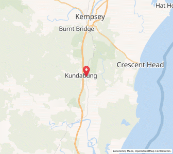 Map of Kundabung, New South Wales