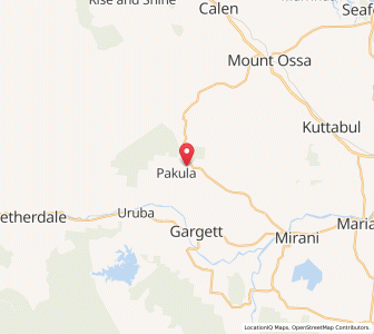 Map of Kungurri, Queensland
