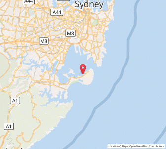 Map of Kurnell, New South Wales