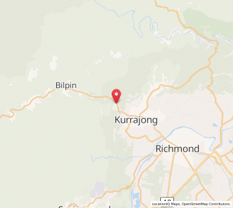 Map of Kurrajong Heights, New South Wales