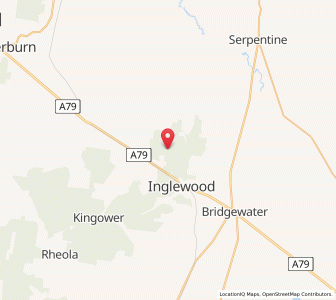 Map of Kurting, VictoriaVictoria