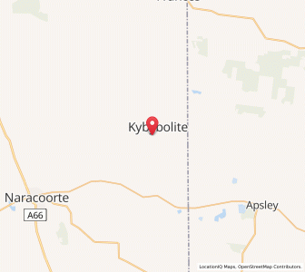 Map of Kybybolite, South Australia