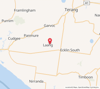 Map of Laang, VictoriaVictoria