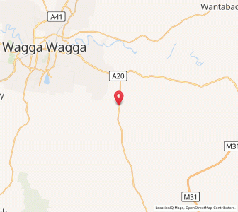 Map of Ladysmith, New South Wales