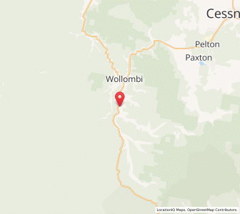 Map of Laguna, New South Wales