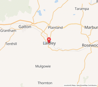 Map of Laidley, Queensland