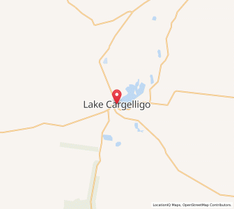 Map of Lake Cargelligo, New South Wales