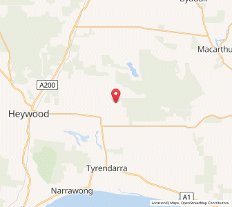 Map of Lake Condah, VictoriaVictoria