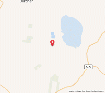 Map of Lake Cowal, New South Wales