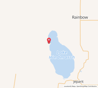 Map of Lake Hindmarsh, VictoriaVictoria