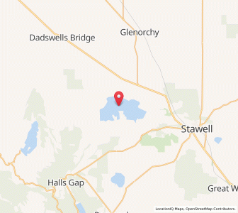 Map of Lake Lonsdale, VictoriaVictoria