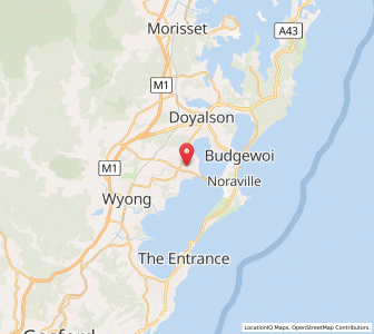 Map of Lakeside, New South Wales