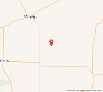 Map of Lallat, VictoriaVictoria