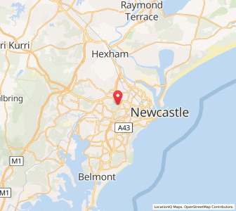 Map of Lambton, New South Wales